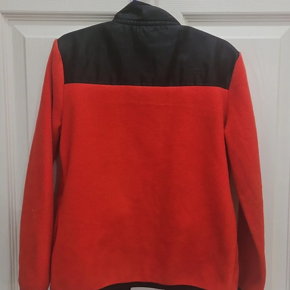 Disney Red Marvel Spiderman Boys Full Zip Fleece Jacket Sz 5/6